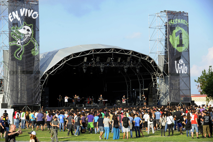 El escenario de Kobetamendi registrará una masiva afluencia de público en su próxima edición. (Marisol RAMIREZ / ARGAZKI PRESS)