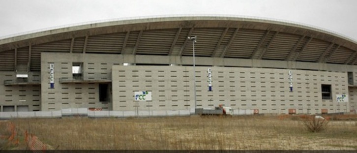 El proyectado estadio olímpico de Madrid, conocido como La Peineta. (NAIZ.INFO)