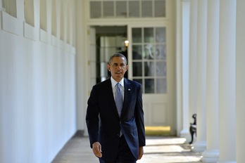 Obama, en una imagen tomada en la Casa Blanca. (Jewel SAMAD/AFP)