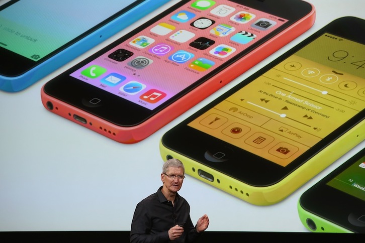 Presentación de los nuevos modelos de iPhone que se ha celebrado en Cupertino, California. (Justin SULLIVAN/AFP)