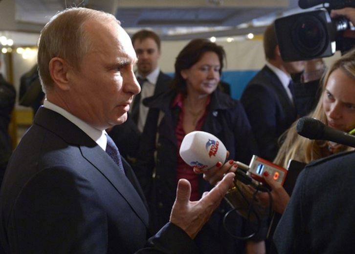 El mandatario ruso, Vladimir Putin. (Alexei DRUZHININ/AFP PHOTO)