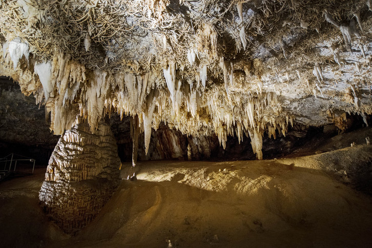 La cueva de Pozalagua en Karrantza. (Jon HERNAEZ / ARGAZKI PRESS)