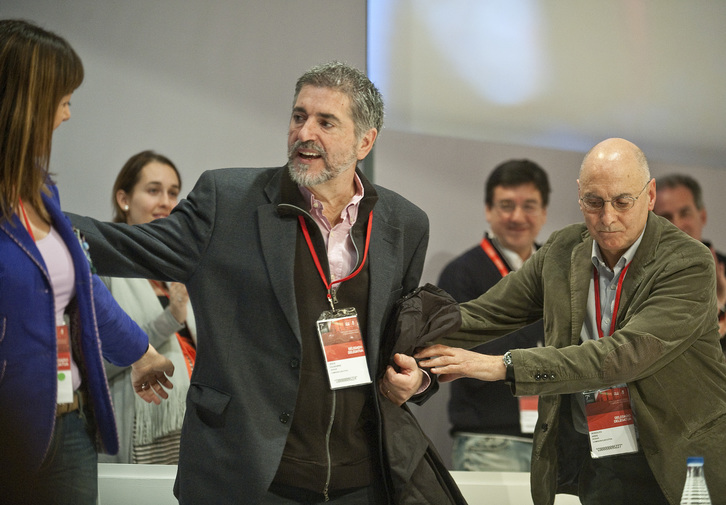 Eguiguren en el Congreso del PSE, celebrado en febrero. (Jon HERNAEZ / ARGAZKI PRESS)