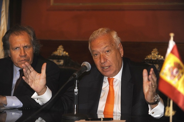 El ministro de Exteriores español José Manuel Margallo. (Miguel ROJO / AFP)