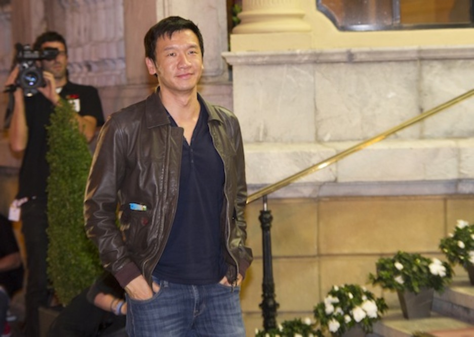 Chin Han aktorea, Donostiara iritsitakoan. (Gorka RUBIO/ARGAZKI PRESS) Chin Han aktorea, Donostiara iritsitakoan. (Gorka RUBIO/ARGAZKI PRESS)