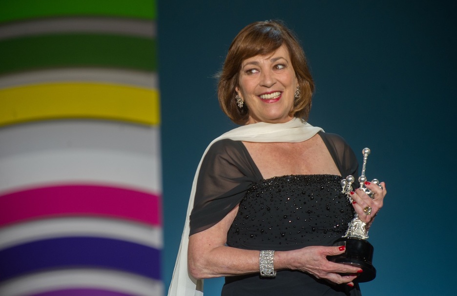 Carmen Maura ha recibido uno de los premios Donostia. (Andoni CANELLADA/ARGAZKI PRESS)
