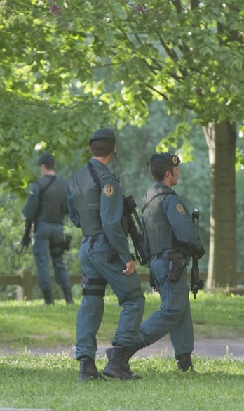 Agentes de la Guardia Civil. (Andoni CANELLADA/ARGAZKI PRESS)