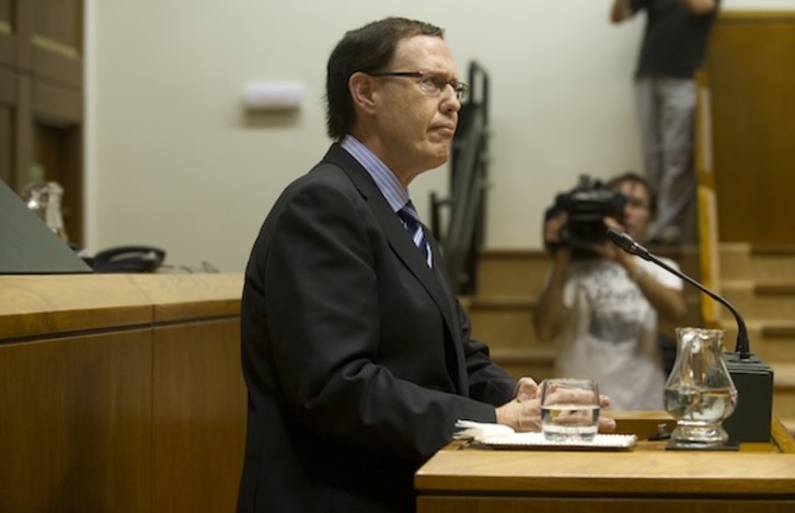 Ricardo Gatzagaetxebarria, consejero de Hacienda de Lakua. (Raul BOGAJO/ARGAZKI PRESS)