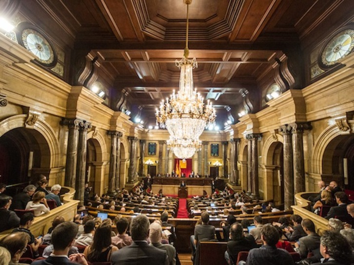 El pleno del Parlament durante el debate de política general. (PARLAMENT)