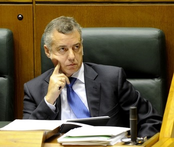 El lehendakari, Iñigo Urkullu. (Juanan RUIZ/ARGAZKI PRESS)