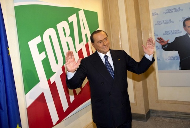 La coalición en la que se integra Forza Italia de Berlusconi ha logrado un buen resultado en las municipales. (Massimo PERCOSI/AFP PHOTO)
