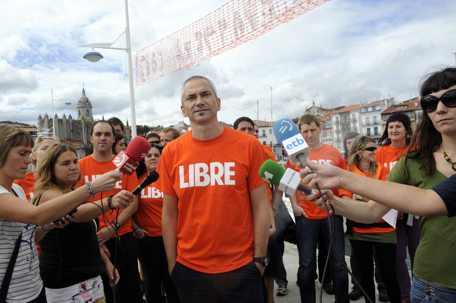 Joseba Permachek hitza hartu du auzipetu guztien izenean. (Marisol RAMIREZ / ARGAZKI PRESS)