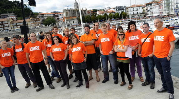 35/02 eta 26/11 sumarioetan auziperatutako batzuk. (Marisol RAMIREZ / ARGAZKI PRESS)