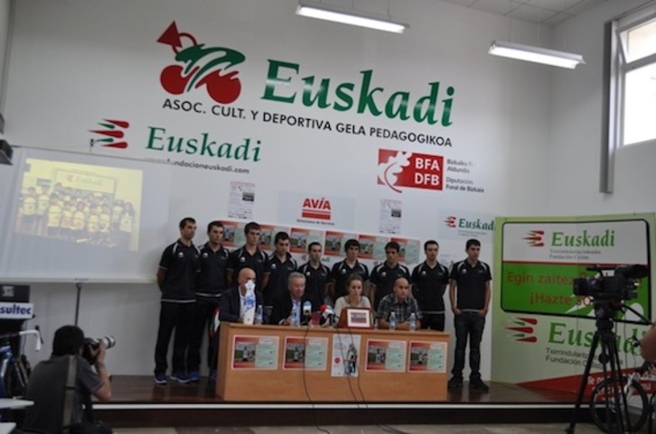 Rueda de prensa ofrecida por la Fundación Euskadi. (FUNDACIÓN EUSKADI)