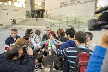 La comparecencia de Mendizabal ha despertado una gran expectación. (Gorka RUBIO/ARGAZKI PRESS)