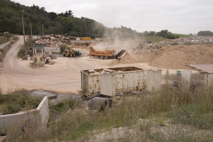 Imagen del vertedero de San Marcos. (Gari GARAIALDE/ARGAZKI PRESS)