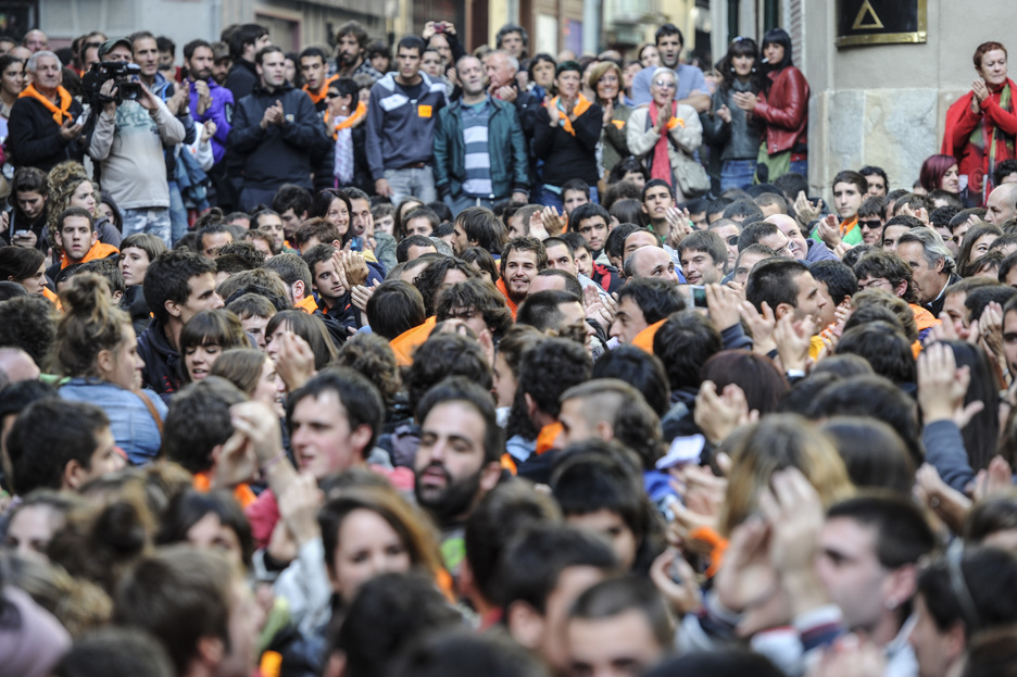 Nabarreria, jendez gainezka. (Jagoba MANTEROLA/ARGAZKI PRESS)