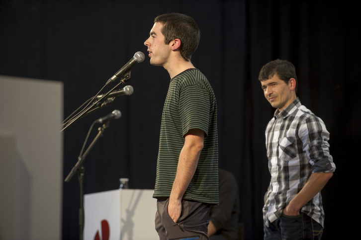 Gaztelumendi eta Irazu Altsasuko saioan. (Juanan RUIZ / ARGAZKI PRESS)