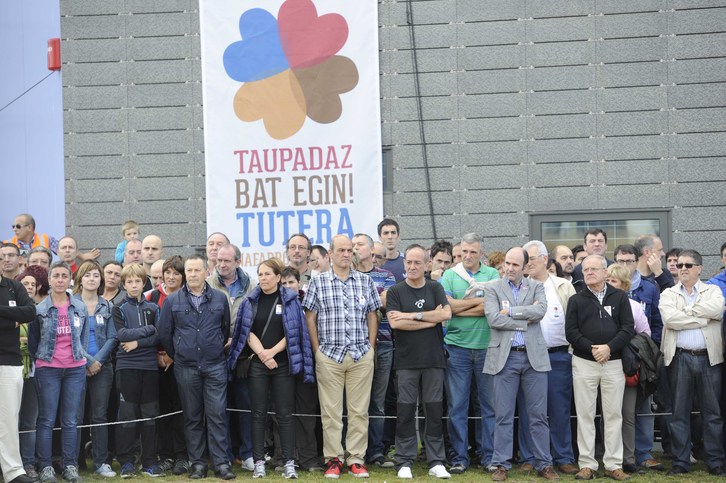 Acto inaugural del Nafarroa Oinez celebrado el mes pasado en Tutera. (Jagoba MANTEROLA / ARGAZKI PRESS)