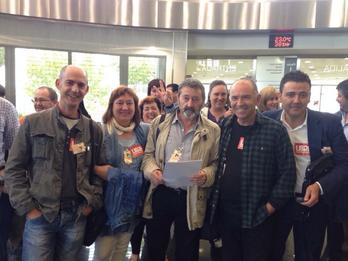 Josu Iraeta eta Jose Antonio Egido auzitik kanpo geratu ostean. (@KarmeloLanda)