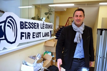Xavier Bettel, alcalde de Luxemburgo y líder del Partido Demócrata, podría convertirse en el nuevo primer ministro. (Georges GOBET/AFP) 