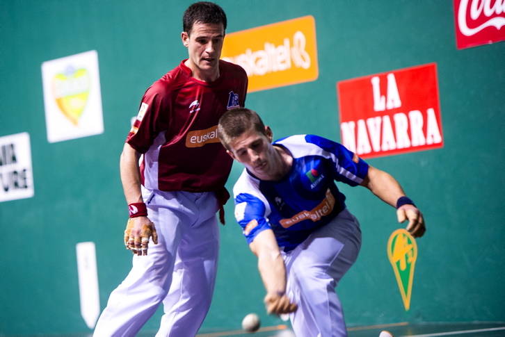 Barriola eta Idoate gaur Iruñean. (Iñigo URIZ / ARGAZKI PRESS)