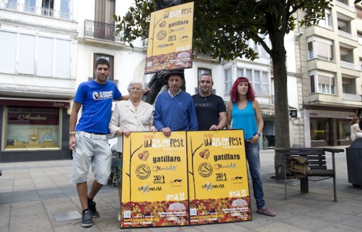Presentación de Udazkenfest, a finales del pasado setiembre. (Raúl BOGAJO / ARGAZKI PRESS)