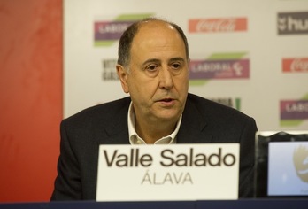 Josean Querejeta, presidente de SaskiBaskonia. (Raúl BOGAJO / ARGAZKI PRESS)
