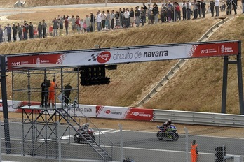 Imagen de la inauguración del circuito en el año 2010. (Iñigo URIZ/ARGAZKI PRESS)
