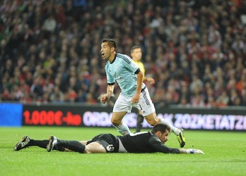 Iago Herrerin sustituirá hoy al lesionado Gorka Iraizoz. (Jon HERNAEZ/ARGAZKI PRESS)