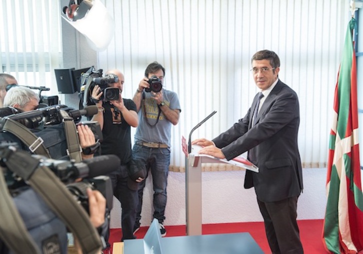 El secretario general del PSE, Patxi López. (Jon HERNAEZ/ARGAZKI PRESS)