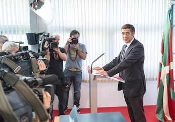 El secretario general del PSE, Patxi López. (Jon HERNAEZ/ARGAZKI PRESS)