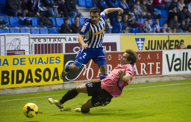 Alavesek ezin izan du garaipena lortu. (Raul BOGAJO / ARGAZKI PRESS)