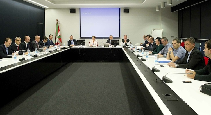 Bileraren hasieran hartutako irudia. (Raúl BOGAJO/ARGAZKI PRESS)