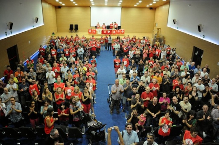 Asamblea de trabajadores de RTVV. (CGT)