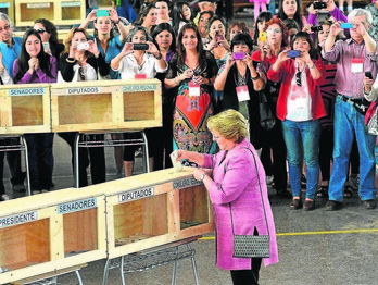 Bachelet confiaba en no tener que esperar para ser investida presidenta