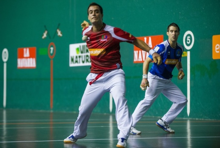 Oinatz Bengoetxea ha dominado el encuentro de principio a fin. (Andoni CANELLADA/ARGAZKI PRESS)