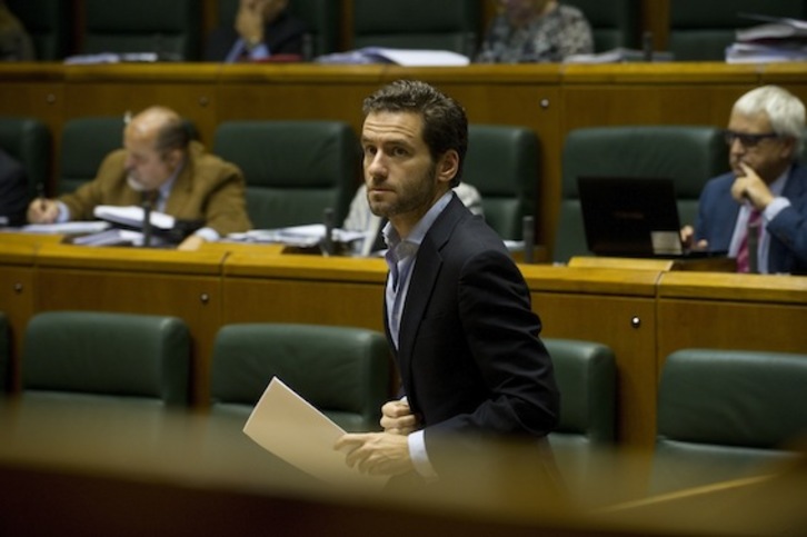 El portavoz parlamentario del PP en Gasteiz, Borja Sémper. (Raul BOGAJO/ARGAZKI PRESS)