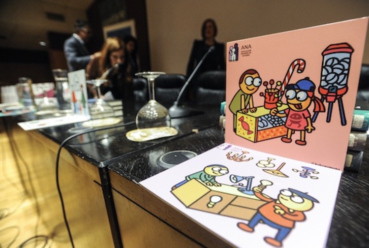 Presentación de los pictogramas. (Jagoba MANTEROLA/ARGAZKI PRESS)