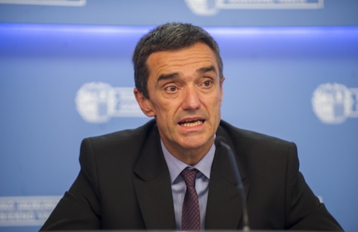 El secretario de Paz y Convivencia del Gobierno de Lakua, Jonan Fernández. (Juanan RUIZ/ARGAZKI PRESS)