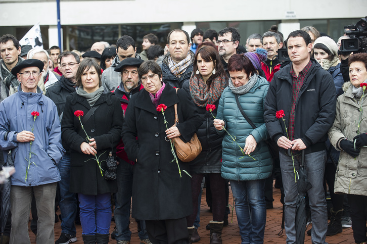Arraiz en el homenaje a Muguruza y Brouard. (Marisol RAMIREZ / ARGAZKI PRESS)