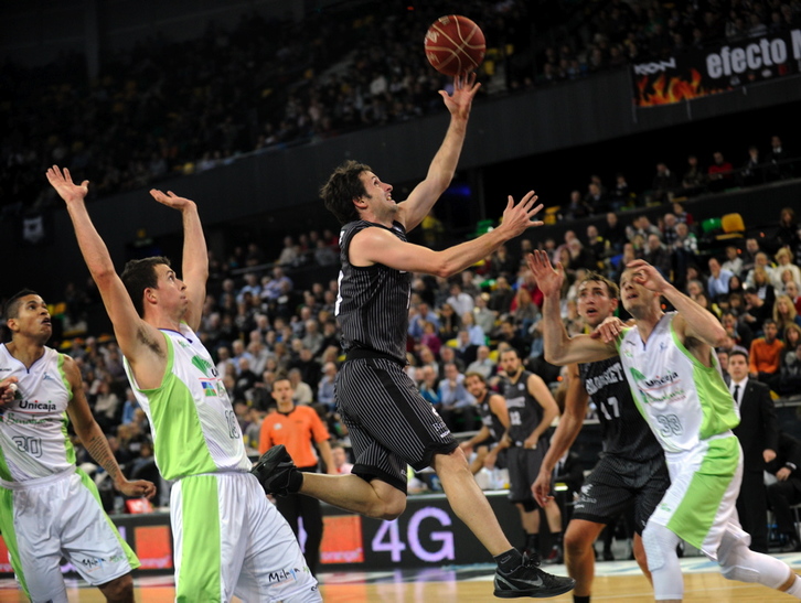 Bilbao Basketek galdu egin du etxean. (Marisol RAMIREZ / ARGAZKI PRESS)