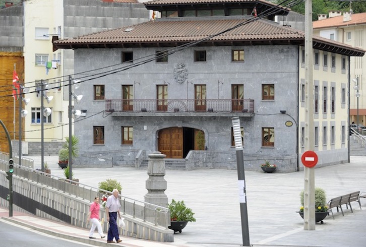 Ayuntamiento de Alonsotegi. (Monika DEL VALLE / ARGAZKI PRESS)