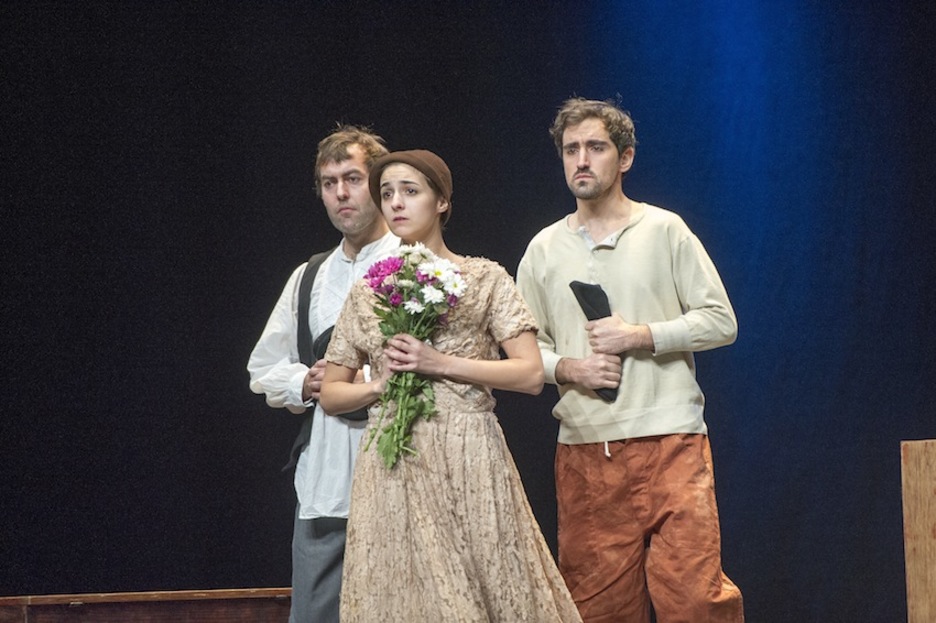 Antzerki maratoia San Agustin Kulturgunean. Irudian, ‘Traganarru’. (Gorka RUBIO/ARGAZKI PRESS)