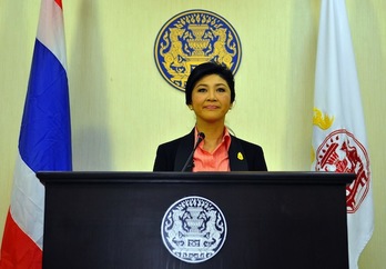 La primera ministra tailandesa, Yingluck Shinawatra. (AFP PHOTO)