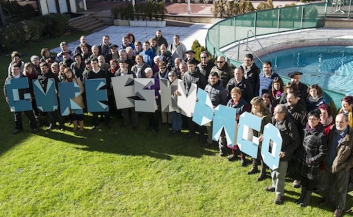 Presentación de Gure Esku Dago en Iruñea. (Jagoba MANTEROLA / ARGAZKI PRESS)