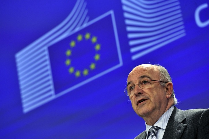 El responsable de Competencia de la CE, Joaquín Almunia. (Georges GOBET/AFP)