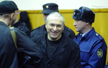 Mijail Jodorkovski, en una imagen de archivo de 2010. (Alexander NEMENOV / AFP PHOTO) 