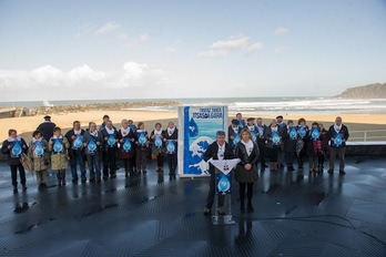 Etxerat elkarteak bat egin du U11ko mobilizazioarekin. (Andoni CANELLADA/ARGAZKI PRESS)