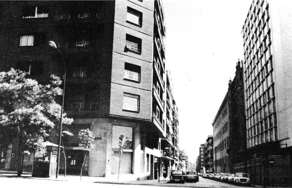 La calle Claudio Coello, en la que se llevó a cabo el atentado. 